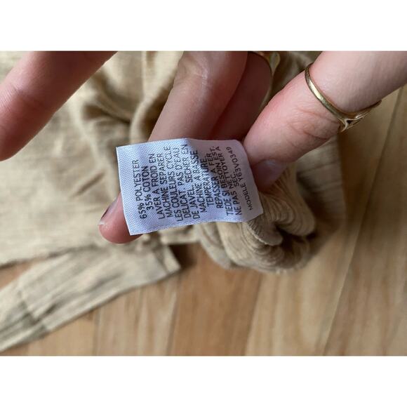 Vintage Guess Jeans Authentic Cream Women's Top with Lace Detail - Picture 8 of 10